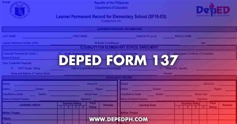DepEd Form 137 Explained: How to Get a Copy .